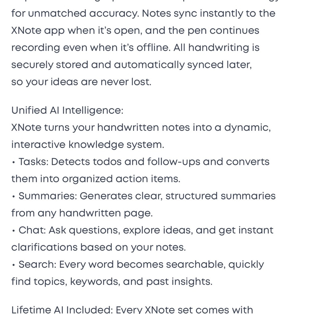 X Note Smart AI Writing System - Picture 7 of 7